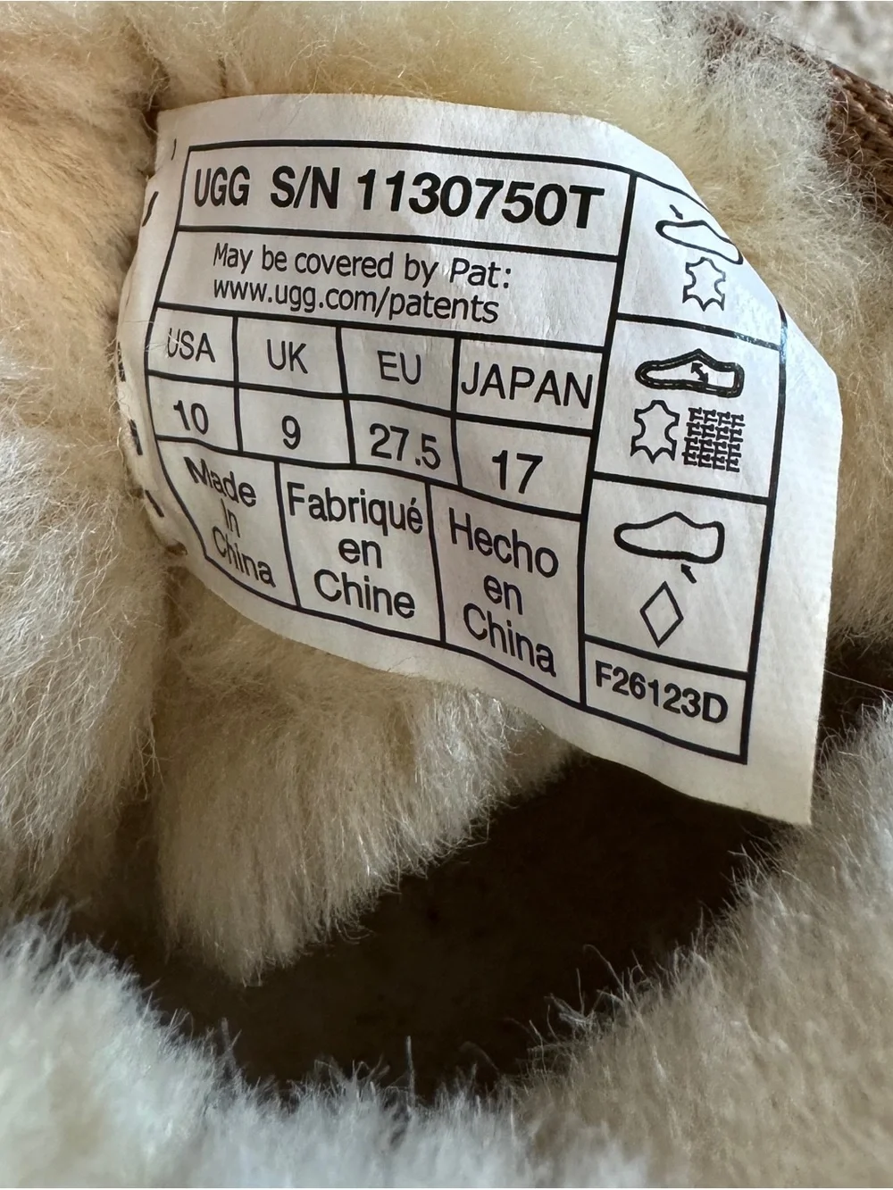 Ugg Toddler Brown Shearling-Lined Booties